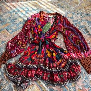 FARM Rio Multicolor Patterned Dress